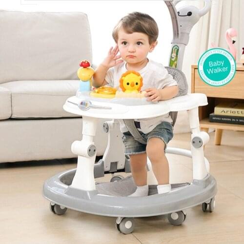 Multi-function Baby Walker Anti-o-type Leg Anti-rollover Male Baby Girl Child Push Can Sit Child Learning Walk