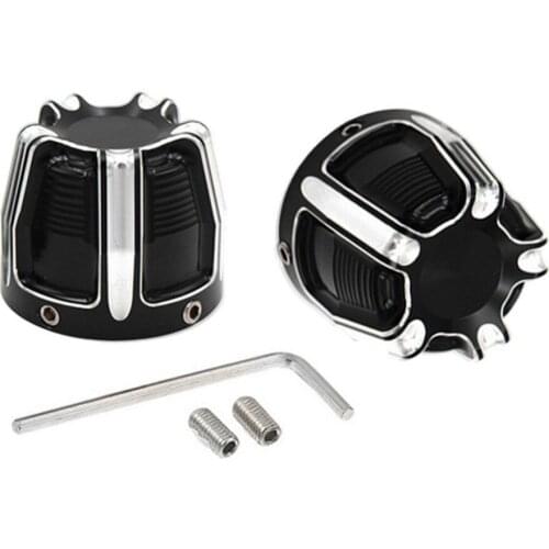 29mm Motorcycle Front Axle Nut Cover Cap Bolt For Harley Sportster Softail Fat Boy Dyna V-Rod Touring Glide Black