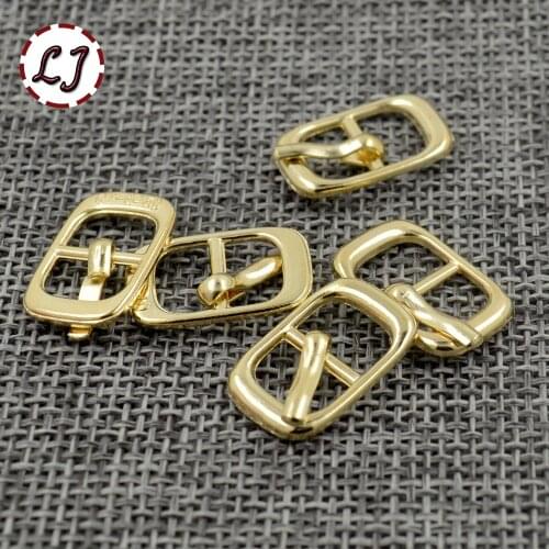 New arrived high quality 30pcs/lot gold small round alloy metal shoes bags Belt Buckles DIY Accessory Sewing XK088