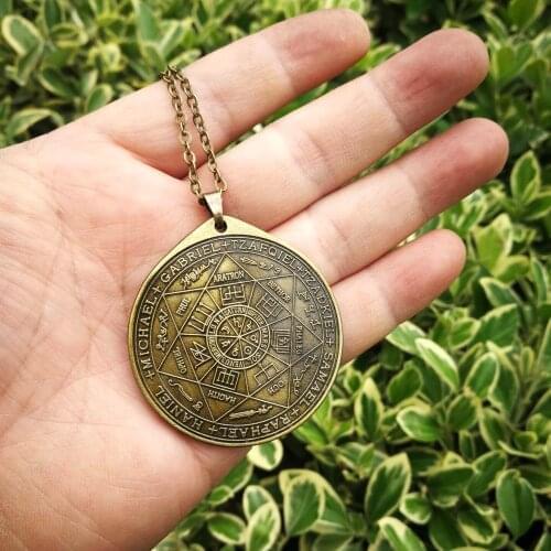New Styles The Seal of the Seven Archangels by Asterion seal solomon kabbalah amulet pendant necklace