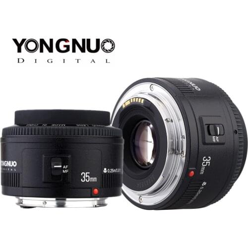 Yongnuo 35mm lens YN35mm F2.0 lens Wide angle Fixed/Prime Auto Focus Lens For Canon 600d 60d 5DII 5D 500D 400D 650D 600D 450D