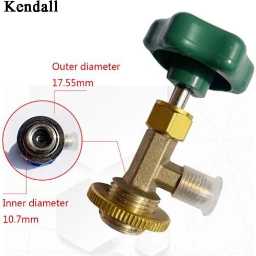 Car Refrigeration 1/4 SAE Auto AC Can Tap Valve Bottle Opener For R134a Low Pressure Gas Refrigerant Air-conditioning