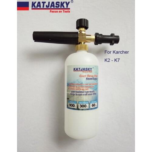 100% copper car washer foam gun fit Karcher k2 k3 k4 k5 k6 k7 washer foam generator snow bubble foamer soap sprayer