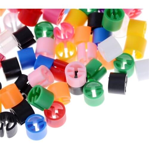 Plastic Snap On Hanger Size Markers Hangers Clips Circle Marker For Sizes Clothes Hanger Accessories Label Tube Marked 100PCS