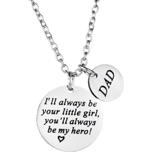 Fathers Day Gift Keychain for Dad You Will Always Be My Hero Birthday Valentine Day Gift for Dad from Daughter Son Kids Wife