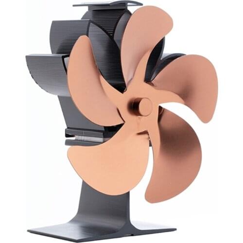 Portable Stove Fan Eco Friendly Warm Air for Christmas Festivals Party Black Bronze Gold Silver Colors Eco Friendly