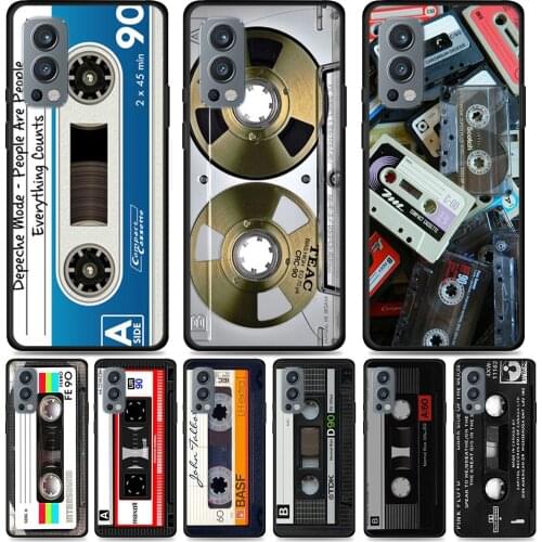 Old Style Tape Cassette Silicone Cover For OnePlus Nord CE 2 N10 N100 9 9R 8T 7T 6T 5T 8 7 6 Plus Pro Phone Case Shell