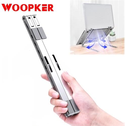 Folding X Style Adjustable Aluminum Laptop Stand Desktop Desktop Notebook Holder for 7-15 Inch Macbook Pro Air Laptop Stand