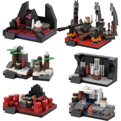 Mini Lightsaberal Duels Combination Suit Building Blocks Star Set of Space Wars Light Arms Bricks Model MOC Toy Children