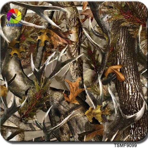 TSAUTOP Size 1m x 10m hydro dipping water transfer film water transfer film printing real tree and rams horn WDF9099