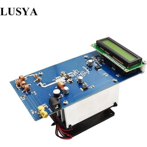 Lusya 50W Maximum Up To 70W 87.5M-108MHz Stereo RF FM Transmitter Amplifier With Fan Radio Station Module DC 12-13.8V 10A H4-002