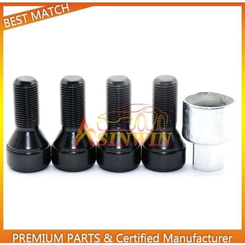 High Quality M14x1.25 Tire Screw Bolts Wheel Bolt Lock Key 36136792851 Fit For BMW X3 X5 X6 5 7 Series F20 F30 F10 G30 2010-2018