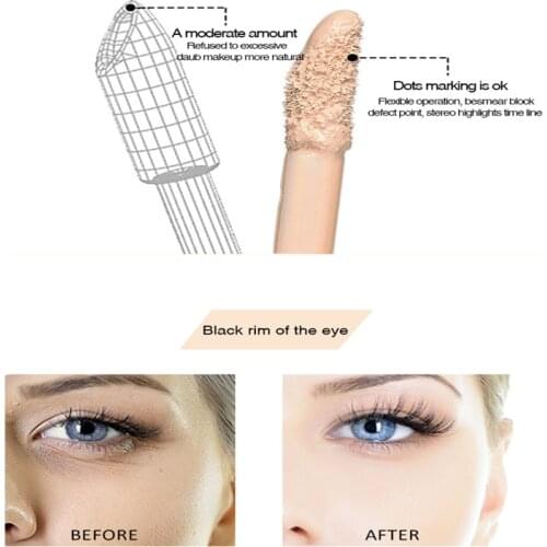 Waterproof Make Up Concealer Cream Nourishing Concealer Oil Control Brightening Moisturizing Whitening Concealer Makeup Cosmetic