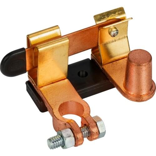 Car battery switch DC12-24V universal brass Knife switch 15-17mm cut off switch Car accessories on-off switch