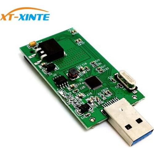 XT-XINTE MSATA to USB3.0 Solid-state Drive Conversion Card Without Shell MINI PCI-E SSD Hard Drive Adapter Card