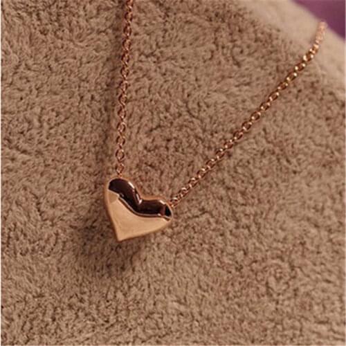 Jewelry women Necklace Jewelry accessories girlfriend gift Fashion Women Heart Bib Statement Chain Pendant Necklace