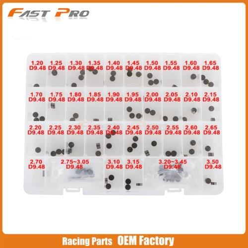 141Pcs 9.48mm Motorcycle Parts Adjustable Complete Valve Pad Shim For HONDA KAWASAKI YAMAHA SUZUKI BMW YZF R1 R6 R6S MT