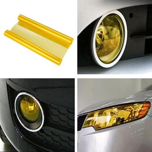 30*60cm Transparency Car Light Stickers Car Light Headlight Taillight Tint Vinyl Film Sticker Fog Light Rear Lamp Smoke Film