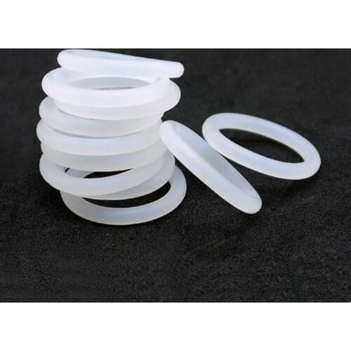 5pcs White VMQ Silicone O Ring Gasket CS 1.5mm OD 80mm ~ 100mm Food Grade Silicon Gasket Rubber o-ring Rubber Washers Seal