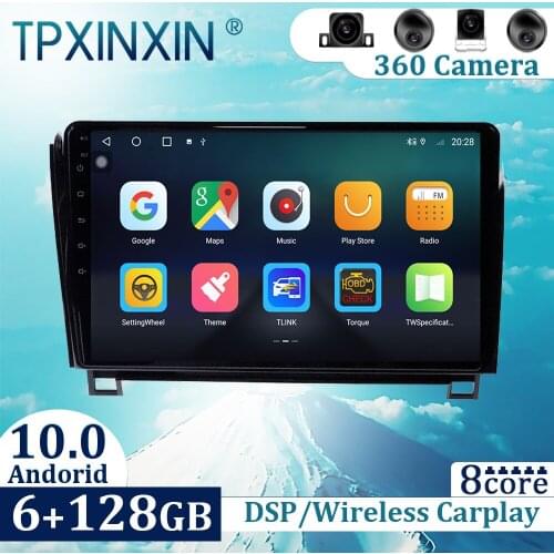 6+128GB For Toyota Tundra 2008-2017 Android 10 Carplay Radio Player Car GPS Navigation Head Unit Car Radio with Screen