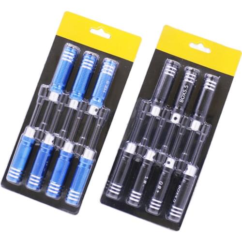 7PCS 1.5mm 2mm 2.5mm 3mm 4mm 5.5mm DIY Hexagonal Hex Screw Driver Tool Set Screwdriver For RC Drone FPV Quadcopter Helicopter