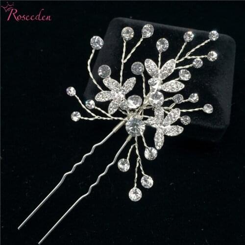 Starry Handmade Wedding Hairpin Hair Accessories Starry Party Prom Headpiece Bride Hair Pin Stick Jewelry RE744