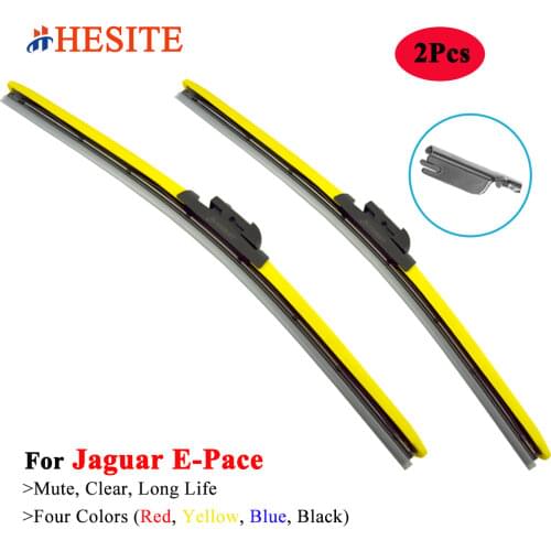 HESITE Color Windshield Wipers For Jaguar E Pace X540 E 200 250 P250 P300 Models Accessories Hybrid Wiper Blades 2017 2018 2019