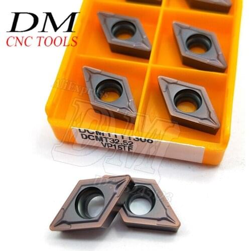 DCMT11T308 VP15TF/DCMT11T304 VP15TF Carbide Insert Cutting Tool DCMT32.52/DCMT32.51 Rhombus Boring Turning Blade