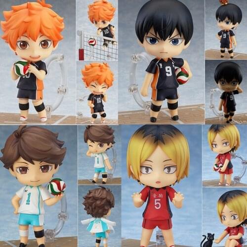 Haikyuu Hinata Shoyo Kageyama Tobio Oikawa Toru Ushijima Wakatoshi Figure 489# 563# 461# 605# Kozume Kenma Action Figure