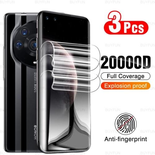 For Honor Magic3 Pro Plus 6.76inch 3pcs hydrogel film for honor xonor magic 3 pro plus scratch resistant safety protective film