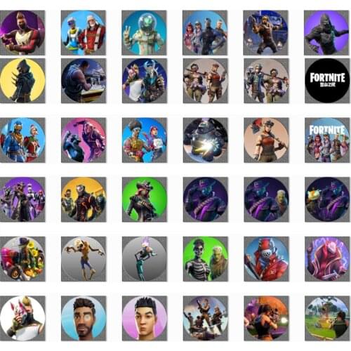 Hot Game Fortnites Badge Backpack DIY Cartoon Icon Lapel Pins Pendants Brooch Battle Royale Boy Girl Bag Badge Couple Gift Decor