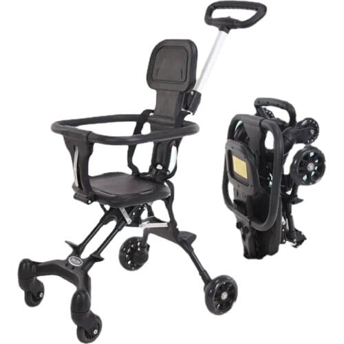 Lightweight Baby Stroller Travel Baby Trolley Four Wheels Stroller Foldable Infant Toddler Pram Lightweight Wheelchair 6M-6Y