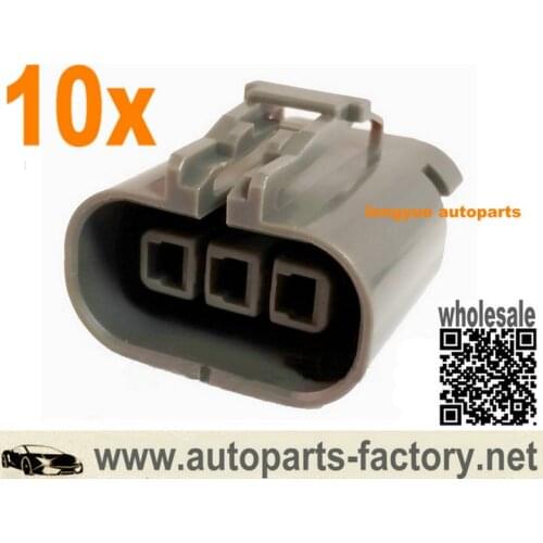 Longyue 10pcs Ignition Coil Pack Connectors for Nissan 300zx 90-96 Coilpack Connector Spark Plug