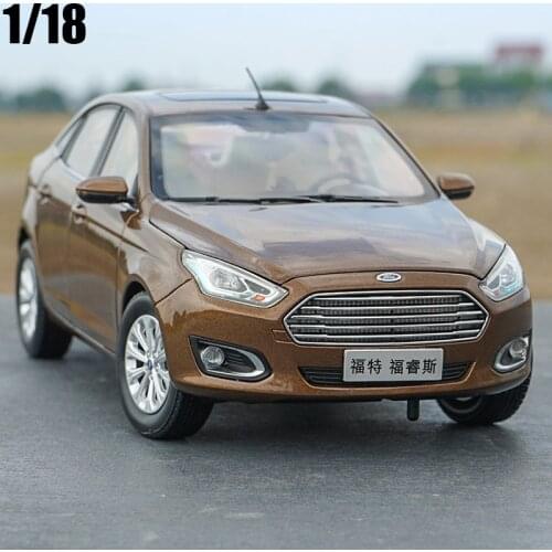 1/18 Scale Ford ESCORT 2017 Brown Diecast Car Model Collection Toy Gift Free Shipping Original Box