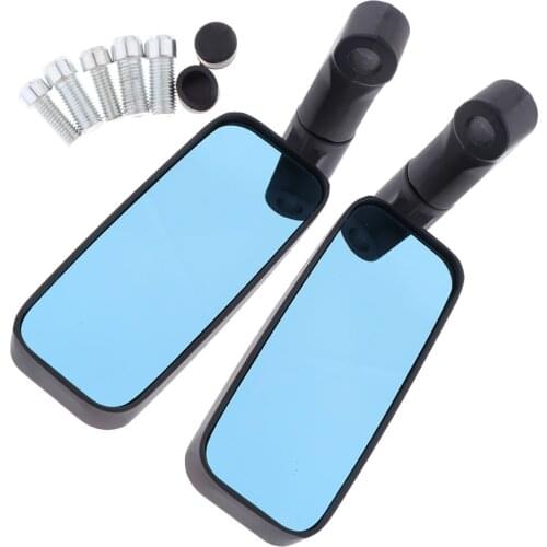 Motorcycle Aluminum Custom Rear view Side Mirrors 10mm 8mm Adapter Mount for Most Motorcycles, Motocross,Buggy