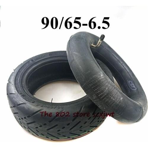 Inflatable Rubber Pneumatic Tire Scooter Wheel Tyre 90/65-6.5 City Road CST Tire Scooter 11 Inches outer Tire Inner Tube