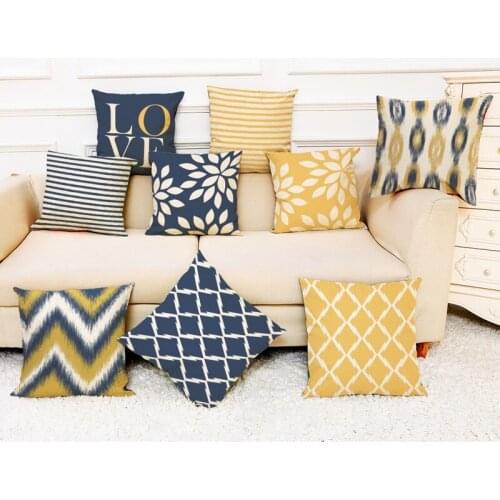 Geometry Cushion Cover Home Car decorative throw pillows New Arrival Funda Cojines wave coussin custom Almofada Cushion Covers