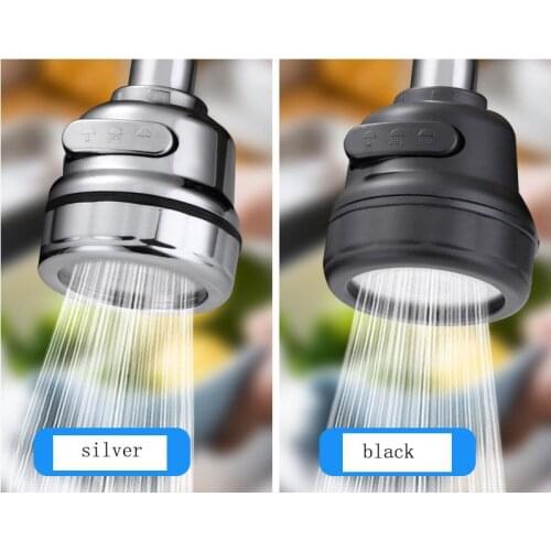 1 Piece Of Filter Screen Splash Proof Pressurized Shower Head Plating Thickening Bathroom Silver Kitchen Faucet Bubble Mouth