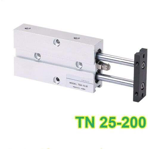 TN16-200 TN series dual rod double action Pneumatic Cylinder TN TDA Twin Spindle Air Cylinder TN 16*200 TN16*200 tn 16-200