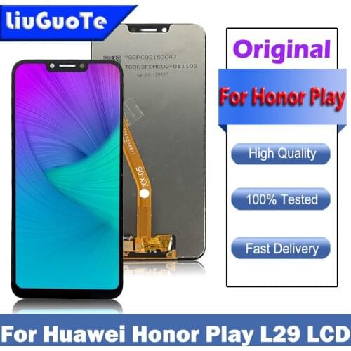 6.3" Original For Huawei Honor Play COR-L29 LCD Display With frame Digitizer Touch Screen Digitizer Assembly For honor play LCD