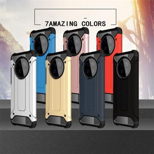 100pcs/Lot Hybrid Armor Shockproof Back Hard PC Soft Silicone Case For Huawei P50 Nova 8SE Mate 40 Pro P Smart Honor 9X Lite 30