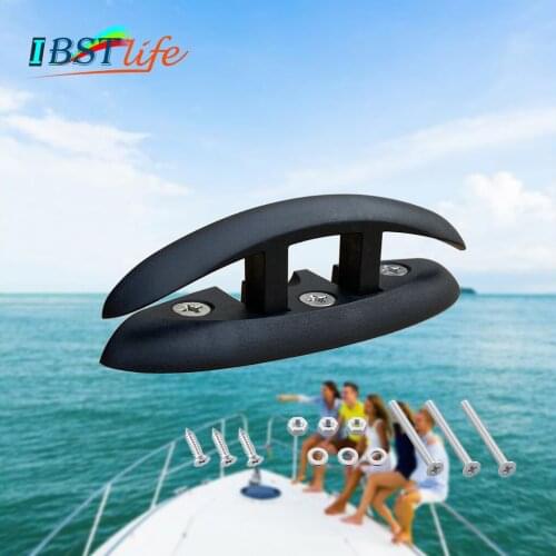 130mm Nylon Sailboats Flip Up Folding Pull Up Cleat Dock Deck Boat marine Kayak hardware Line Rope mooring Cleat accessories