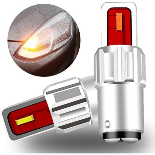 2Pcs New 1157 P21/5W BAY15D Super Bright 1800Lm LED Auto Tail Brake Bulb Turn Signal Car Daytime Running Lights Rear Fog Lamps