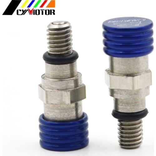 2Pcs Motocross Motorcycle Fork Air Bleeder Valves Screw M5x0.8 for SUZUKI KAWASAKI RM RMZ DRZ KX KLX KXF 100 125 200 250 350 400