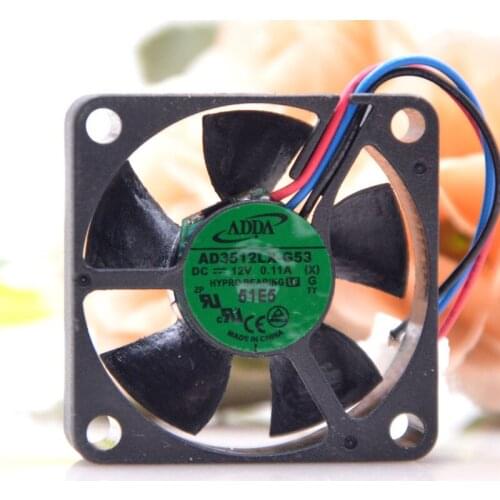 Ad3512lx-g53 For Adda 3510 3.5cm 35mm DC 12V 3-Wire CPU Case Silent axial cooler cooling fan