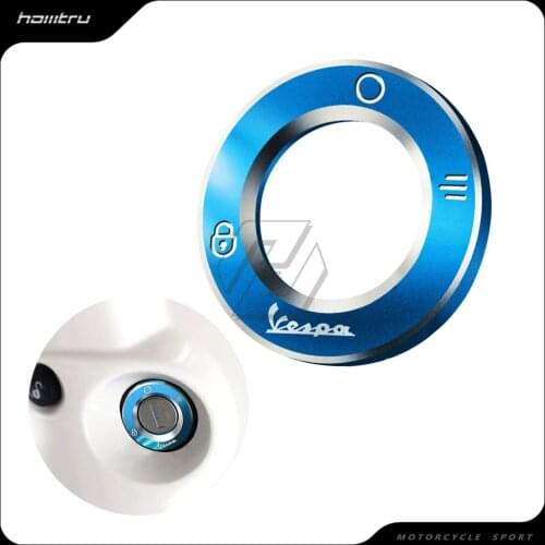Motorcycle Key Cover Steering Lock Trim Case for Vespa LX PX LXV 50 150 250 GTS GTV Sprint Primavera