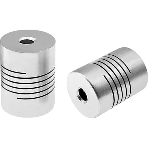 3d printer parts CNC Motor Jaw Shaft Coupler 5mm To 8mm Flexible Coupling OD 19x25mm For CR10 Ender-3 Ender 3 Pro