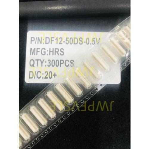 DF12-50DS-0.5V 50 Position Connector Receptacle, Center Strip Contacts Surface Mount Gold