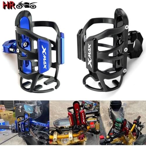For YAMAHA XMAX300 XMAX400 XMAX X-MAX 125 250 300 400 High Quality Motorcycle CNC Beverage Water Bottle Drink Cup Holder Mount