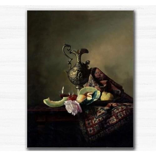 Classic Still Life Oil Painting Canvas Prinitngs Wall Art Picture for living room Home Decor Unframed HD Print Canvas Painting